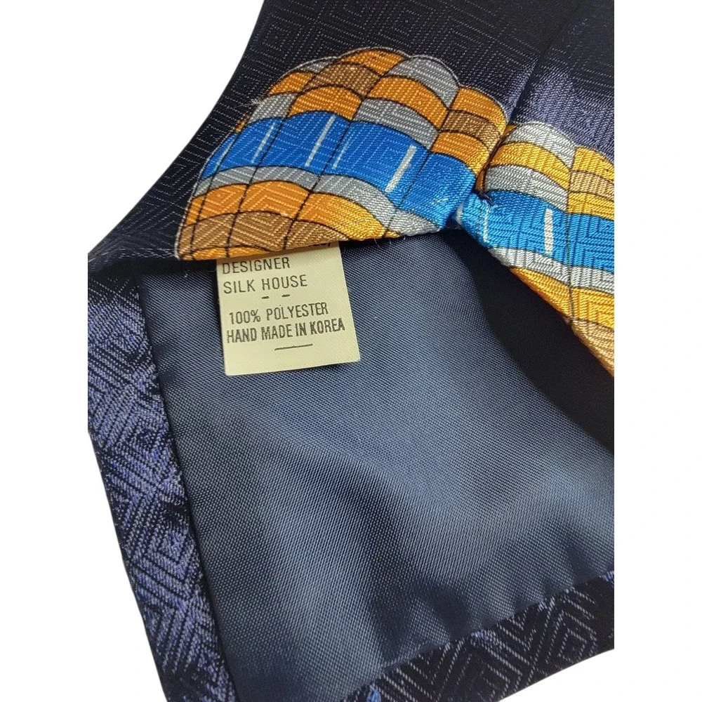 Vintage 1997 Hot Air Balloons ETMC Tie Polyester **flaw**